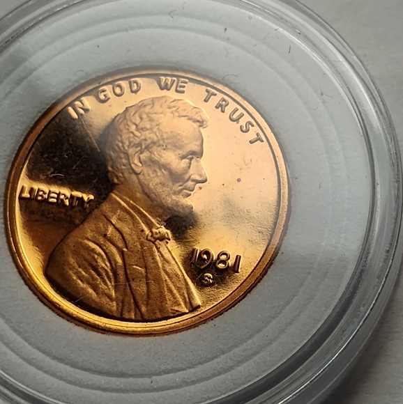1981S Proof Penny Coin In Protection Capsule - Picture 3 of 3